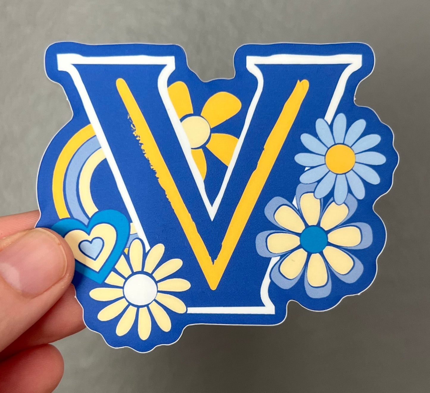 Valley View Blazers Logo Floral Sticker