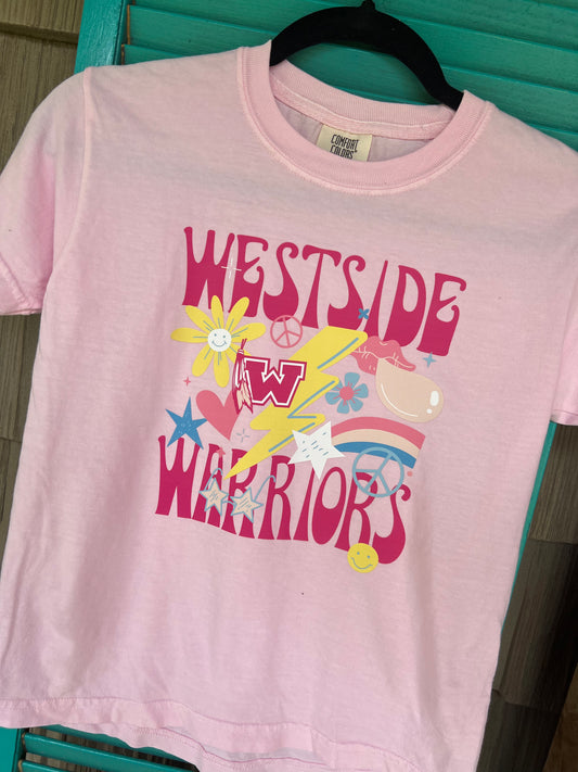 Westside Warriors Groovy Graphic Tee - Blossom Comfort Colors