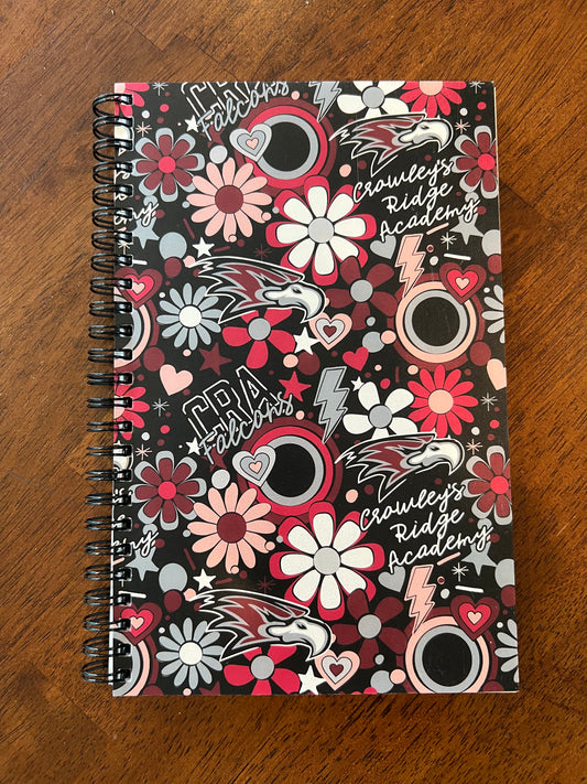 CRA Falcons Floral Pattern Notebook