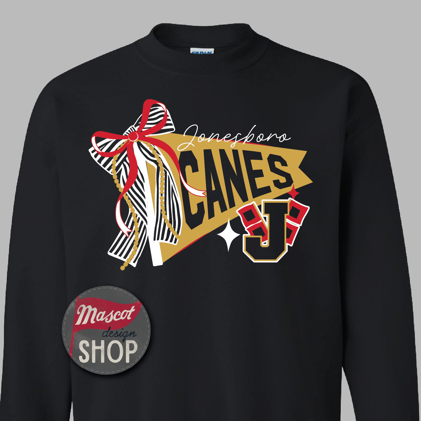 Jonesboro Pennant Bows Sweatshirt IN STOCK