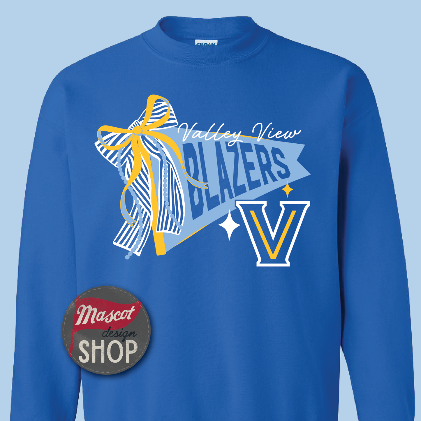 Valley View Pennant Bows Sweatshirt (PRE-ORDER)